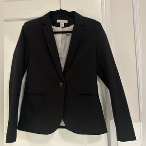 H&M Black Fitted Blazer